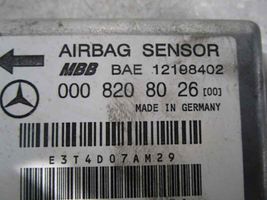 Mercedes-Benz S W140 Centralina/modulo airbag 0008208026