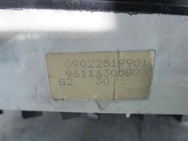 Citroen ZX Compteur de vitesse tableau de bord 9611630580