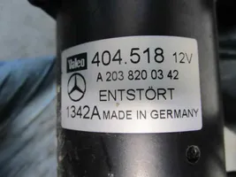 Mercedes-Benz CLK A209 C209 Wischergestänge Wischermotor vorne A2038200342