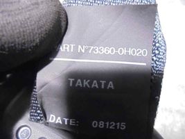 Toyota Aygo AB40 Pas bezpieczeństwa fotela tylnego 733600H020