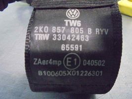 Volkswagen Caddy Pas bezpieczeństwa fotela tylnego 2K0857816D