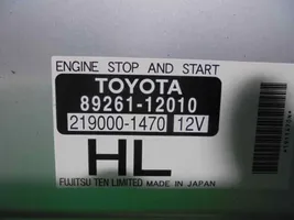 Toyota Auris E210 Altre centraline/moduli 8926112010
