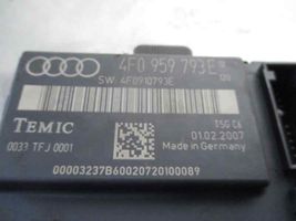 Audi A6 Allroad C6 Unité de commande / module de verrouillage centralisé porte 4F0959793E