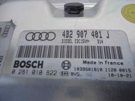 Audi A6 S6 C5 4B Calculateur moteur ECU 4B2907401J