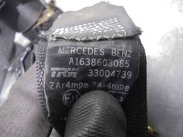 Mercedes-Benz ML W163 Pas bezpieczeństwa fotela przedniego 1638603085