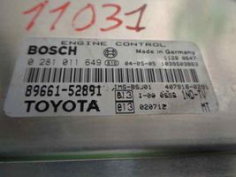 Toyota Yaris Sterownik / Moduł ECU 8966152891