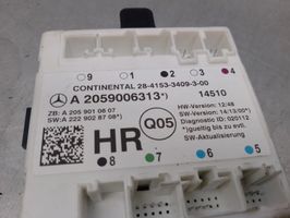 Mercedes-Benz C W205 Door central lock control unit/module A2059006313