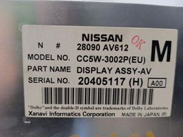 Nissan Primera Monitori/näyttö/pieni näyttö 28090AV612