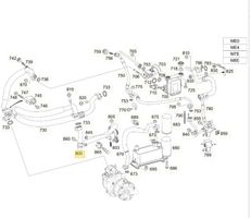 Mercedes-Benz V Class W447 Inne elementy układu klimatyzacji A/C A4478306103