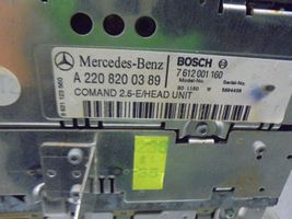 Mercedes-Benz S W220 Monitor/display/piccolo schermo A2208200389