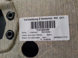 Opel Astra H Boczki / Poszycie drzwi tylnych 13153918