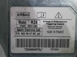 MG ZR Centralina/modulo airbag YWC001180