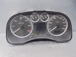 Peugeot 307 Compteur de vitesse tableau de bord 9646742480