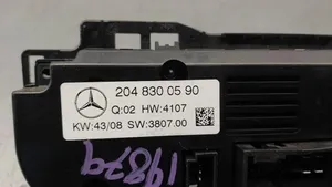 Mercedes-Benz GLK (X204) Ilmastoinnin ohjainlaite 2048300590