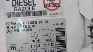 Seat Exeo (3R) Degalų bako užsukamas dangtelis 1K0010497C