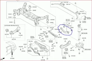 KIA Optima Braccio di controllo sospensione posteriore 55110C3000