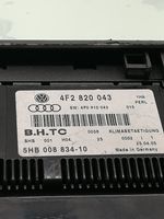 Audi A6 S6 C6 4F Oro kondicionieriaus/ klimato/ pečiuko valdymo blokas (salone) 