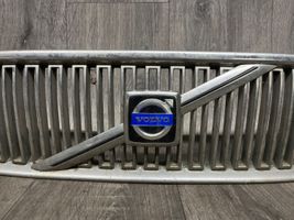 Volvo V70 Grille calandre supérieure de pare-chocs avant 09190386