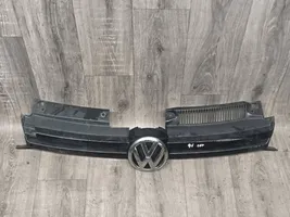 Volkswagen Golf VI Grille calandre supérieure de pare-chocs avant 1K9853653A