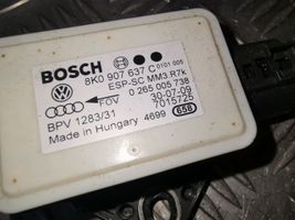 Audi Q5 SQ5 Vakaajan pitkittäiskiihtyvyystunnistin (ESP) 8K0907637C