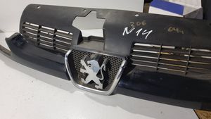 Peugeot 206 Maskownica / Grill / Atrapa górna chłodnicy 9628934280