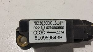 Audi A3 S3 8L Gaisa spilvenu trieciensensors 8L0959643B