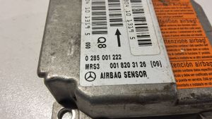 Mercedes-Benz A W168 Oro pagalvių valdymo blokas 0018203126