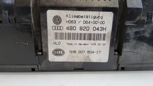 Audi A6 S6 C5 4B Unité de contrôle climatique 4B0820043H