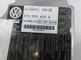 Skoda Superb B6 (3T) Sterownik / Moduł Airbag 3T0959655D