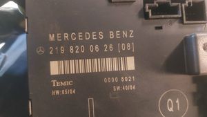 Mercedes-Benz CLS C219 Centralina/modulo portiere 2198200626