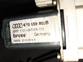 Audi A6 S6 C6 4F Mécanisme de lève-vitre avec moteur 4F0837462