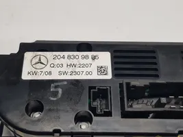Mercedes-Benz C W204 Ilmastoinnin ohjainlaite 2048309885