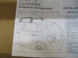 Volkswagen Polo VI AW Relingi dachowe 