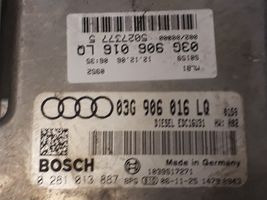 Audi A4 S4 B7 8E 8H Moottorin ohjainlaite/moduuli 03G906016LQ