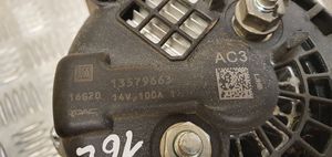 Opel Adam Generatore/alternatore 13579663