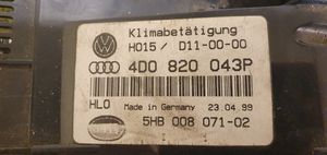 Audi A8 S8 D2 4D Centralina del climatizzatore 4D0820043P