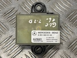 Mercedes-Benz GLC X253 C253 Relè preriscaldamento candelette A6519003103