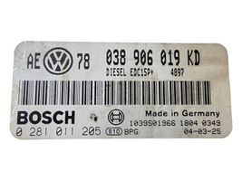 Volkswagen PASSAT B5 Engine control unit/module 038906019KD