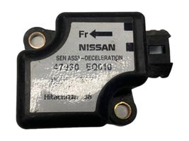 Nissan X-Trail T31 ESP (stabilumo sistemos) daviklis (išilginio pagreičio daviklis) 47930EQ010
