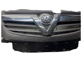 Opel Corsa D Front bumper upper radiator grill 13179940