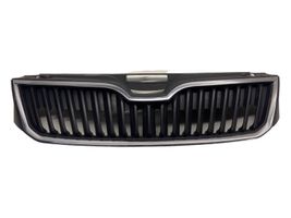 Skoda Rapid (NH) Grille calandre supérieure de pare-chocs avant 5JA853668