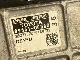 Toyota Verso Centralina/modulo del motore 896610F360