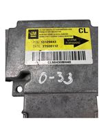 Opel Vectra C Oro pagalvių valdymo blokas 13129843