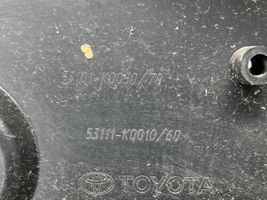 Toyota Yaris XP210 Etupuskurin ylempi jäähdytinsäleikkö 53101K0050