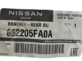 Nissan Micra K14 Staffa di rinforzo montaggio del paraurti posteriore 852205FA0A