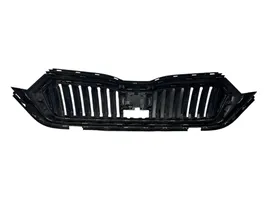 Skoda Octavia Mk4 Grille calandre supérieure de pare-chocs avant 5E3853343