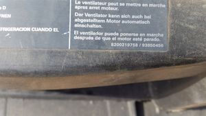 Opel Vivaro Priekio detalių komplektas 93854275