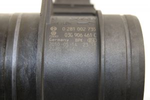 Volkswagen PASSAT CC Измеритель потока воздуха 03G906461C