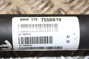BMW X5 E70 Albero di trasmissione anteriore 7556019