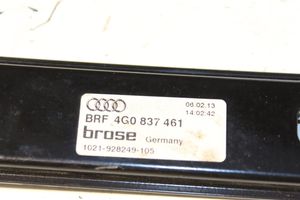 Audi A6 S6 C7 4G Mécanisme de lève-vitre avant sans moteur 4G0837461